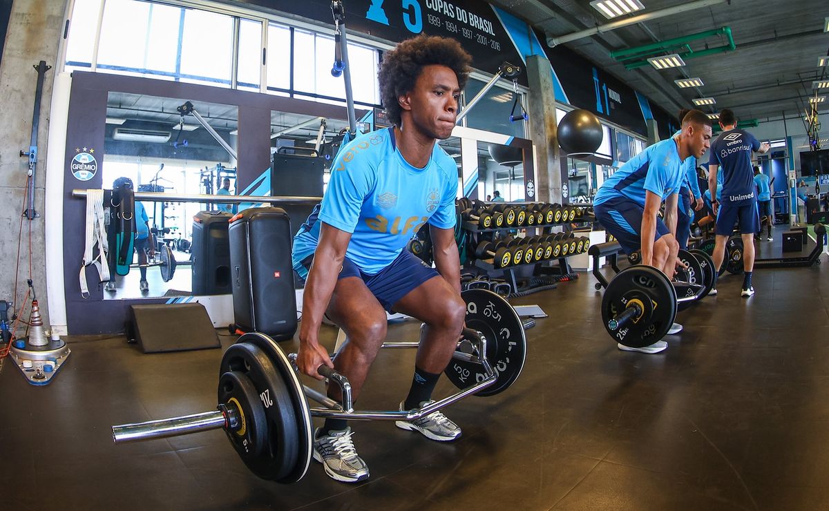 Willian irá estrear pelo Grêmio contra o Internacional no clássico no Beira-Rio