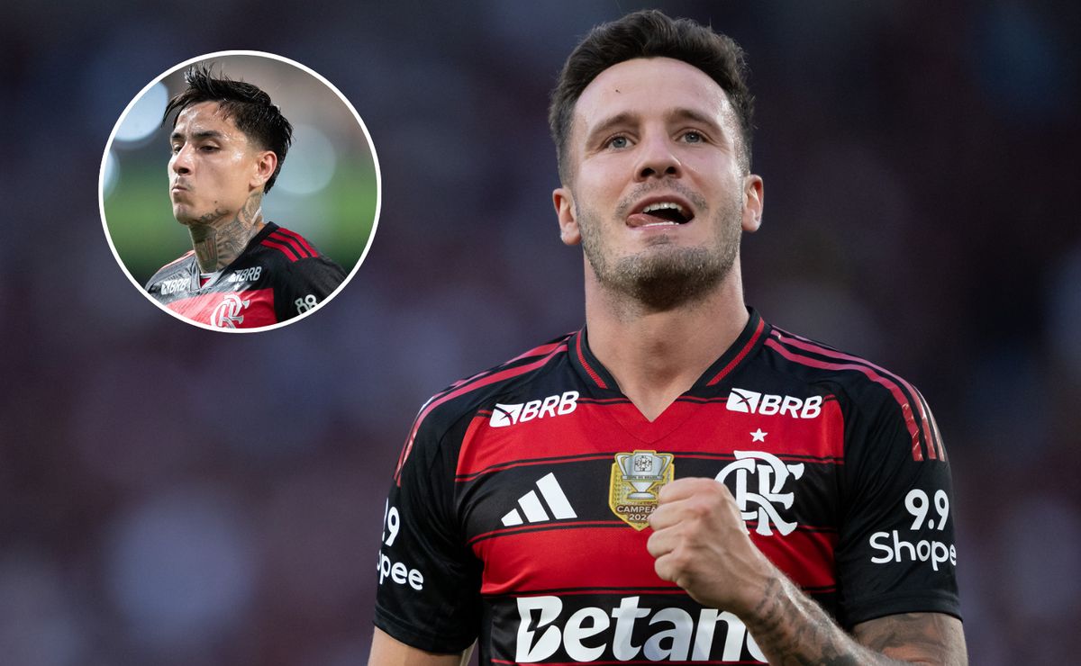 Pulgar e Saúl têm desempenho parecido no Flamengo e acirram disputa por vaga com retorno do chileno