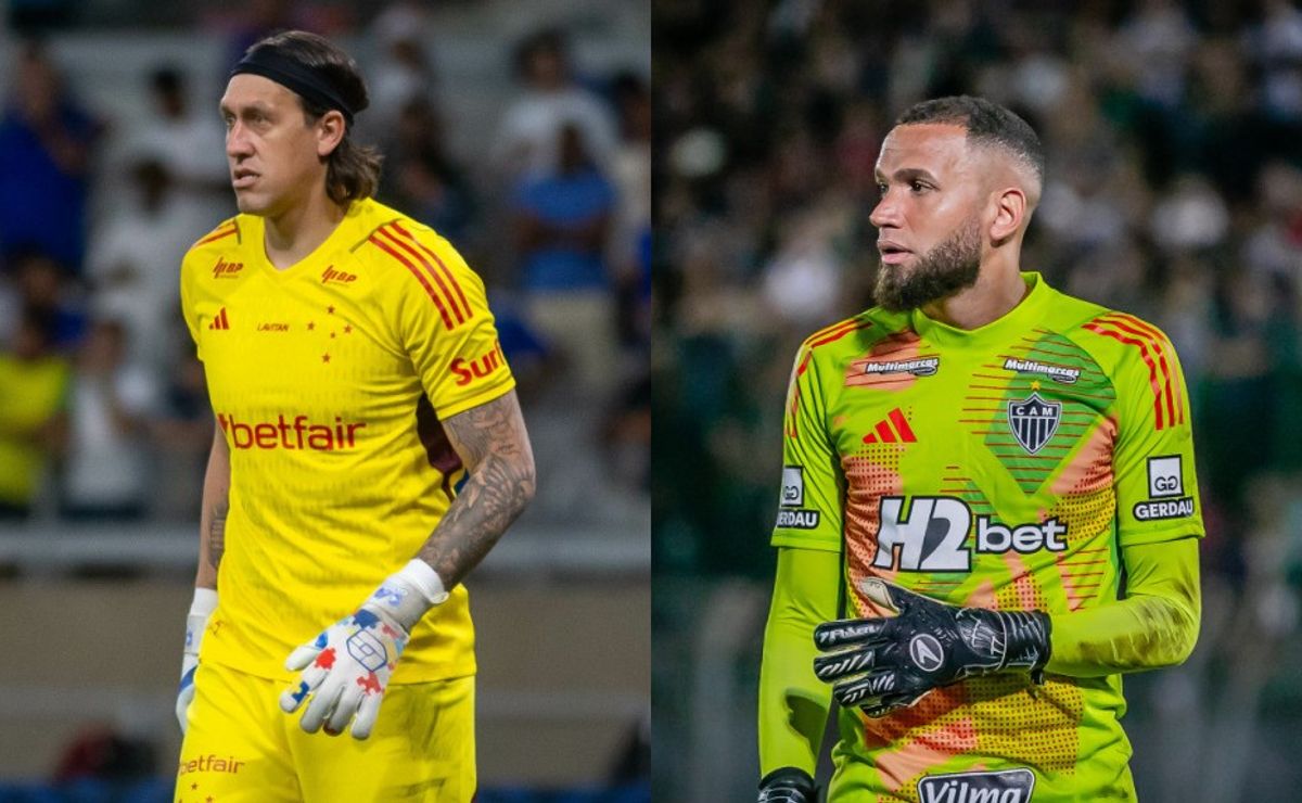 Cássio defendeu dois pênaltis a mais que Everson nos últimos cinco anos de carreira
