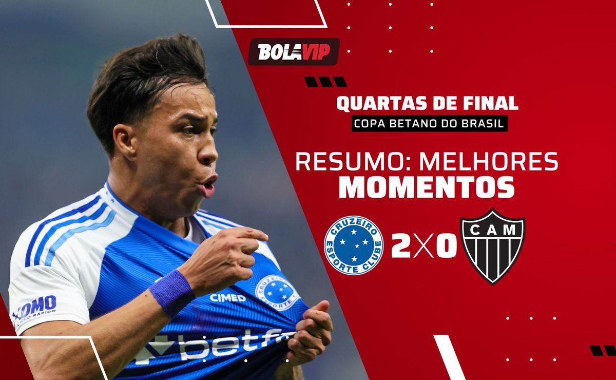 Cruzeiro vence Atlético-MG com dois gols de Kaio Jorge e avança na Copa do Brasil