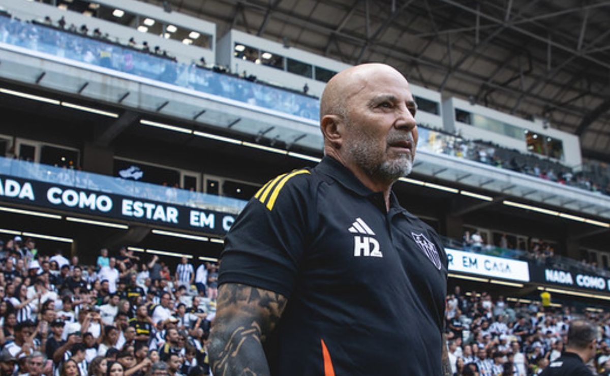 Sampaoli diz que Atlético-MG esteve ‘abaixo do que pode’ contra Santos