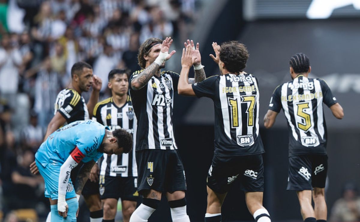 Atlético-MG mostrou evolução em jogo contra o Santos, diz Mário Caixa: “Foi um pecado não ter vencido”