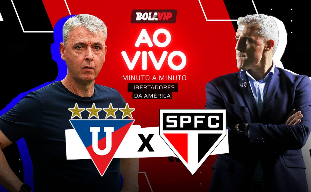 LDU x São Paulo AO VIVO – Pré-jogo em andamento pela Copa Libertadores