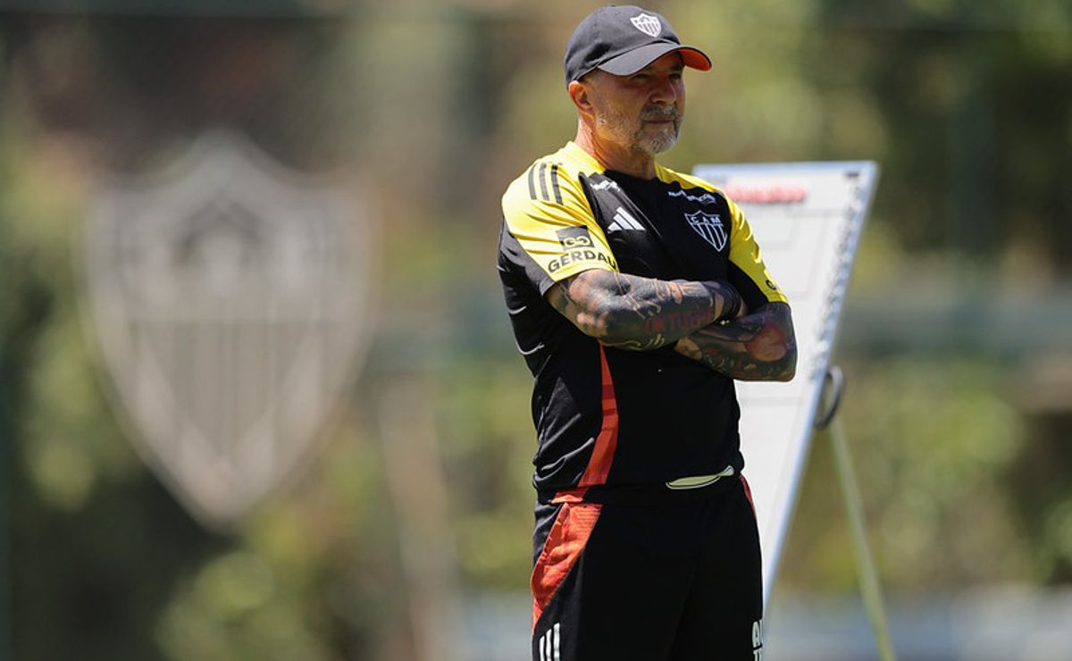 Sampaoli mira na recuperação da confiança de atletas para fazer Atlético-MG reagir na temporada