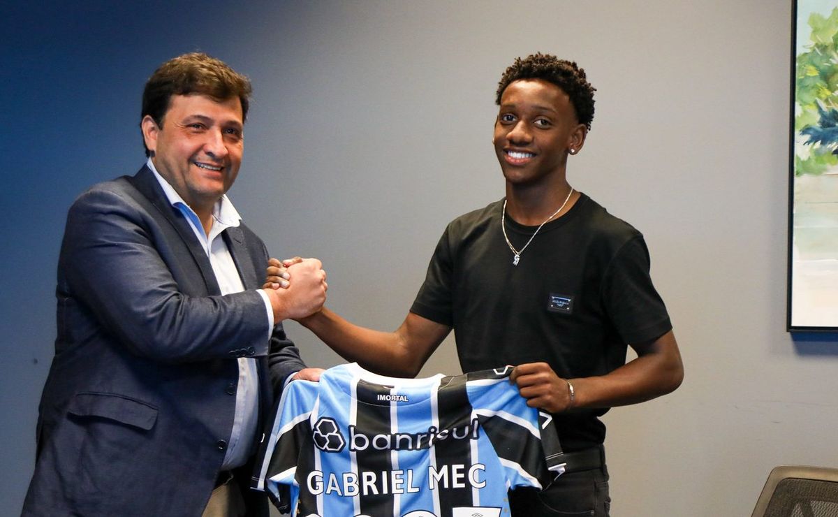 Grêmio decide vender Gabriel Mec por R$ 120 milhões e Shakhtar Donetsk é favorito para contratá-lo