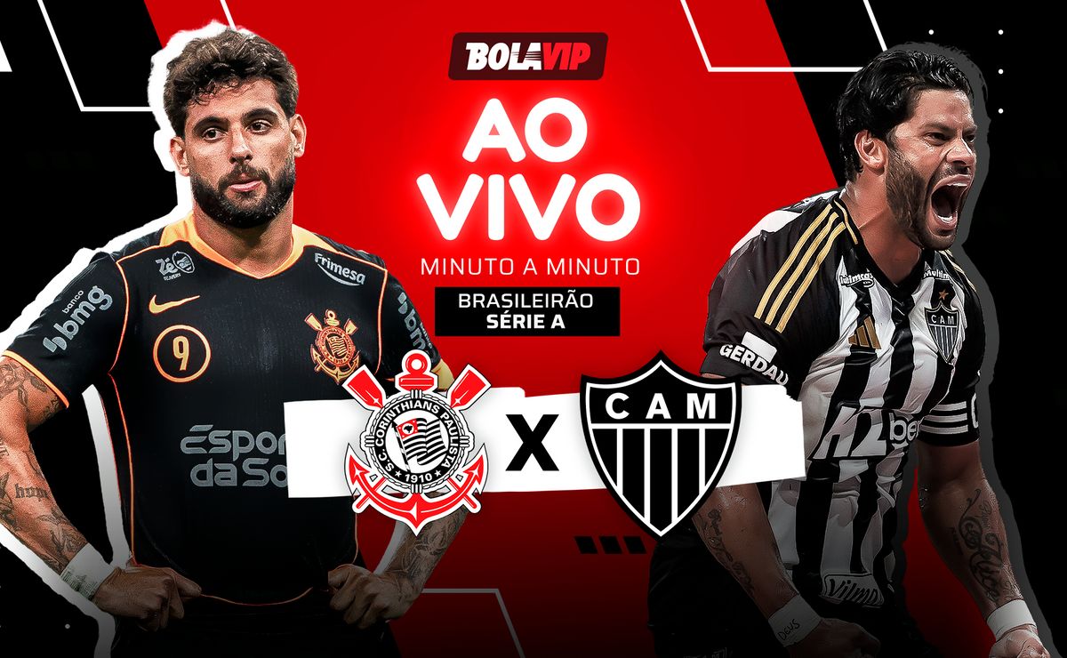 Corinthians x Atlético-MG AO VIVO – 0 x 0 – Primeiro tempo movimentado pelo Brasileirão Betano