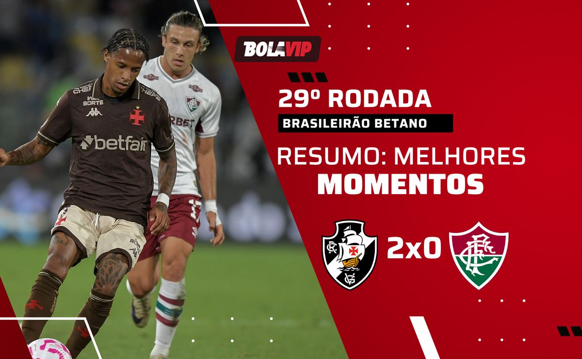 Vasco vence o Fluminense por 2 a 0 e sobe na tabela do Brasileirão Betano