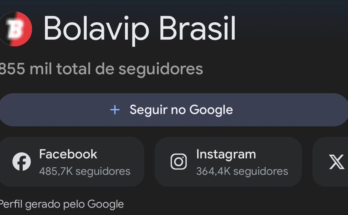 Siga o Bolavip Brasil no Google Discover e receba as principais notícias de futebol diretamente no seu celular