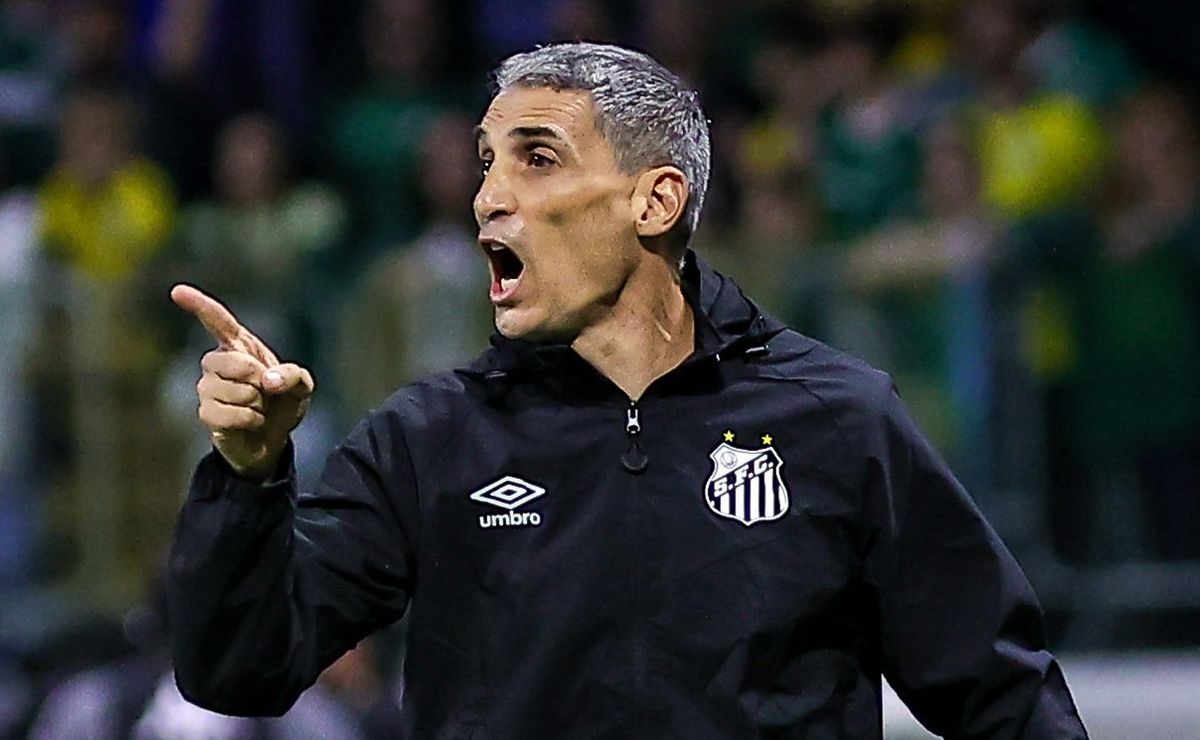 Vojvoda, técnico do Santos, manda recado sobre Palmeiras após derrota em clássico: “o adversário nos obrigou”