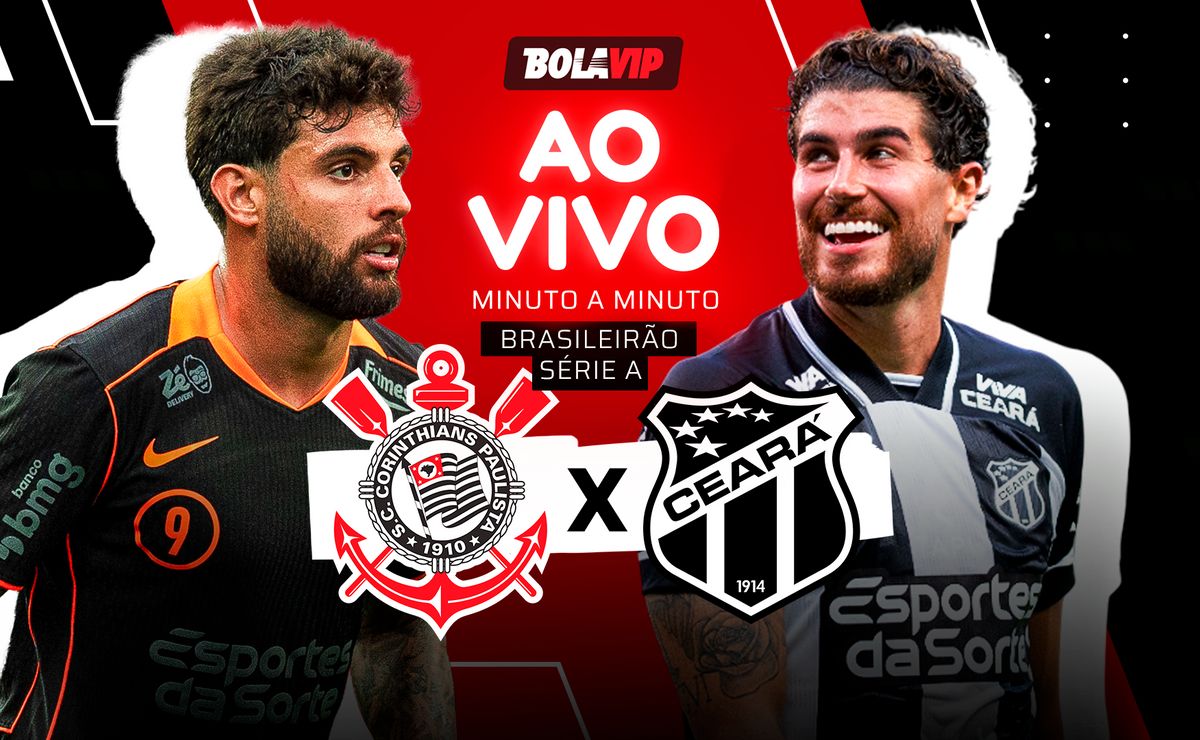 Corinthians x Ceará AO VIVO – Onde assistir ao jogo em tempo real pelo Brasileirão Betano