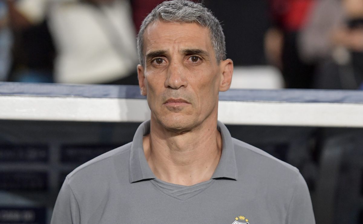 Vojvoda, do Santos, cita o Flamengo após vencer o Palmeiras pelo Brasileirão: “Muita atenção”