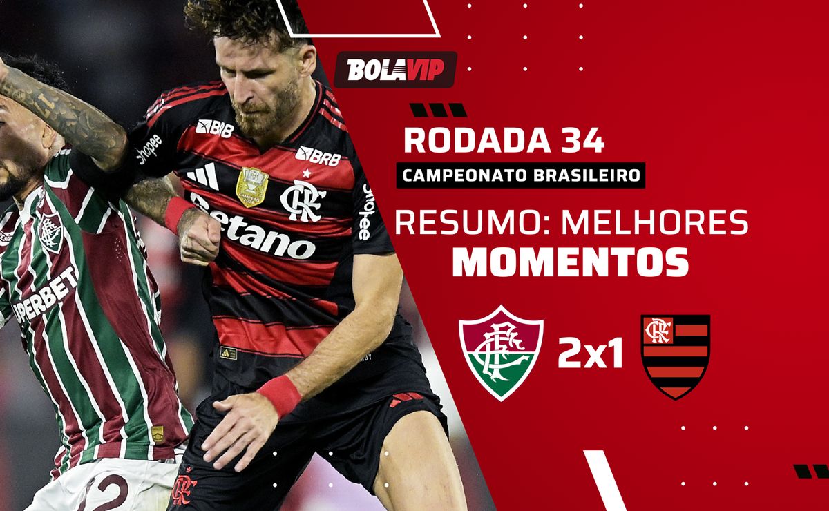 Fluminense 2 x 1 Flamengo: resumo completo do jogo e gols pelo Brasileirão Betano