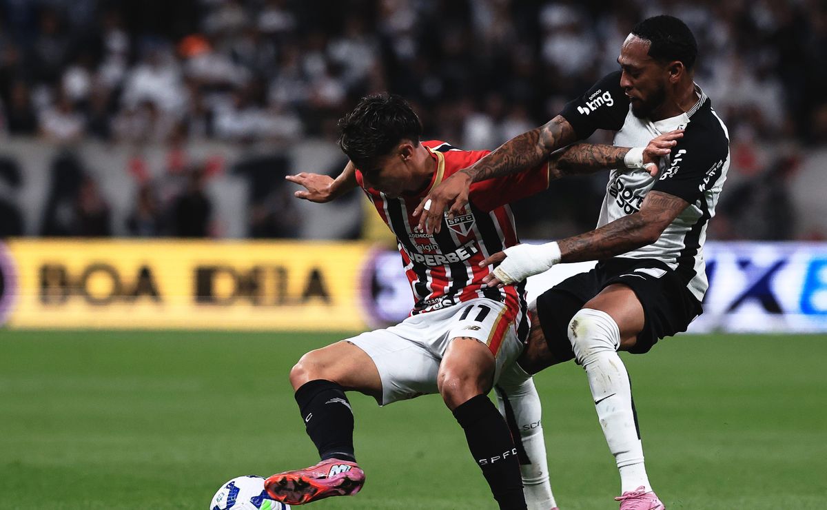 Confira as notas dos jogadores do Corinthians e São Paulo após atuação pelo Brasileirão