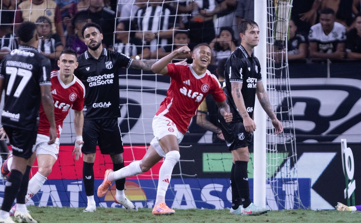 Internacional vence o Ceará nos minutos finais e ganha fôlego vital na luta contra o rebaixamento