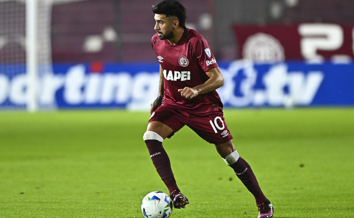 Marcelino Moreno é o principal jogador do Lanús para enfrentar o Atlético-MG na final da Sul-Americana