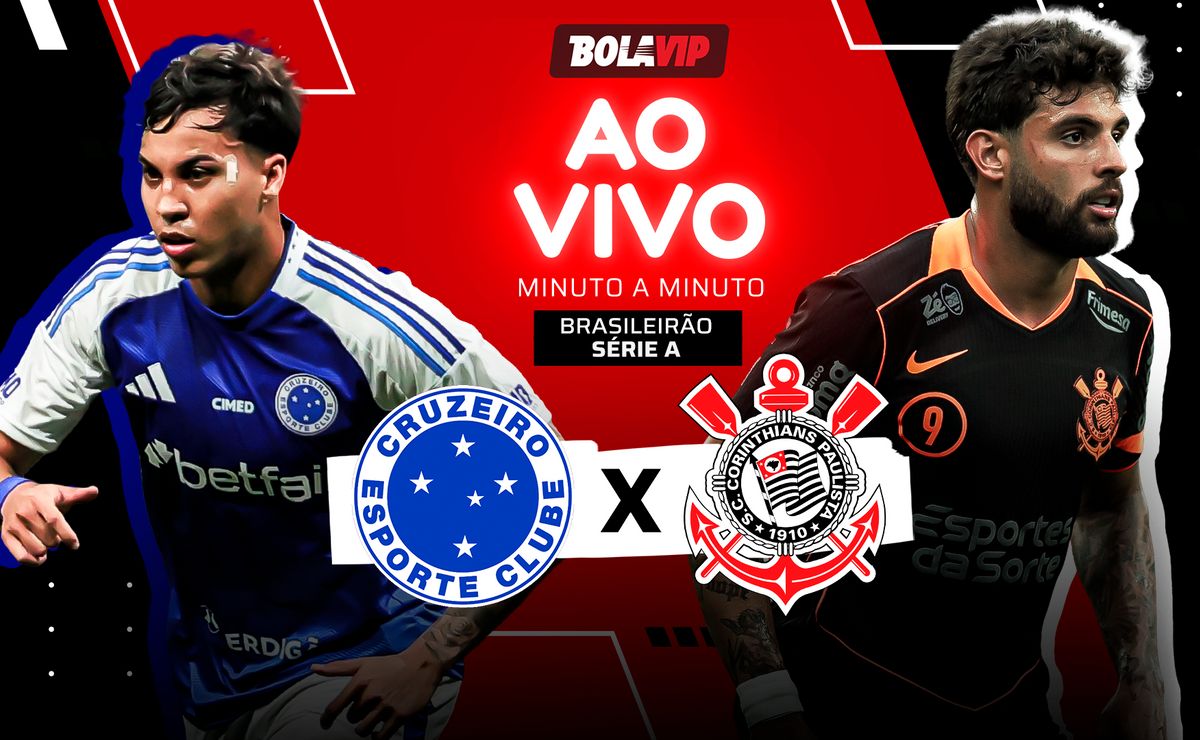 Cruzeiro x Corinthians: Ver ao vivo jogo da 35ª Rodada do Brasileirão Betano