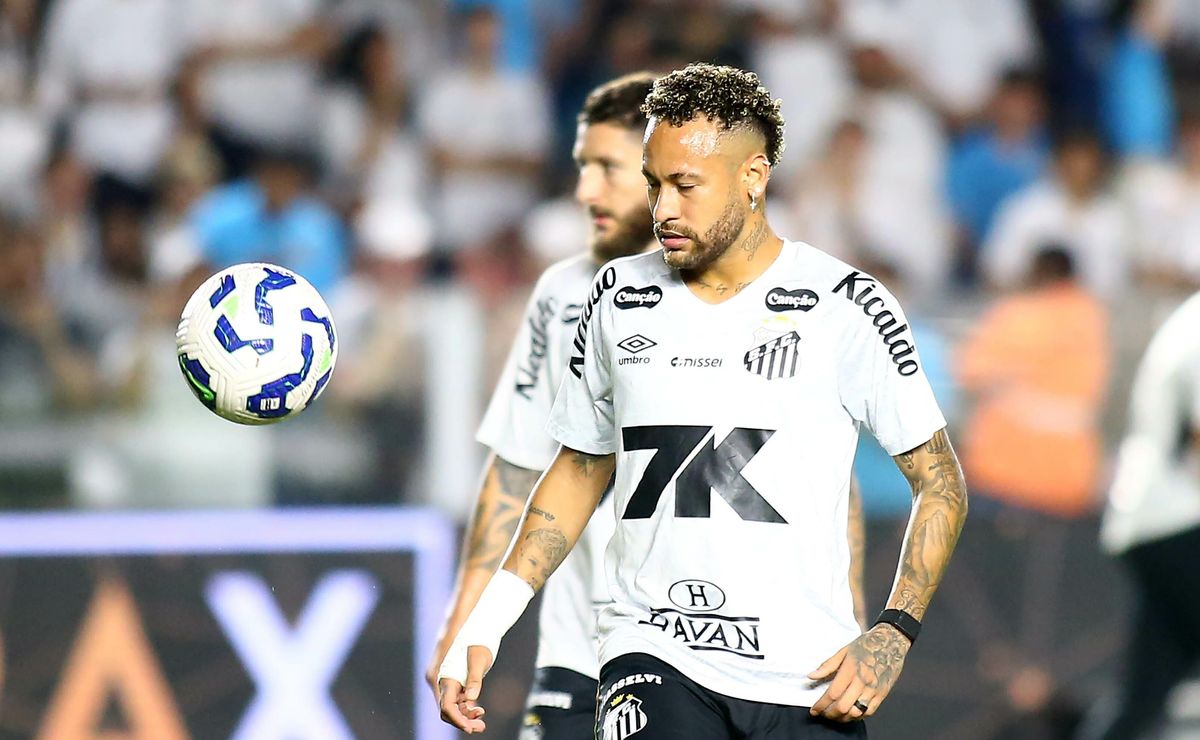 Neymar com problema grave após o jogo contra o Inter é descartado e ele volta contra o Sport