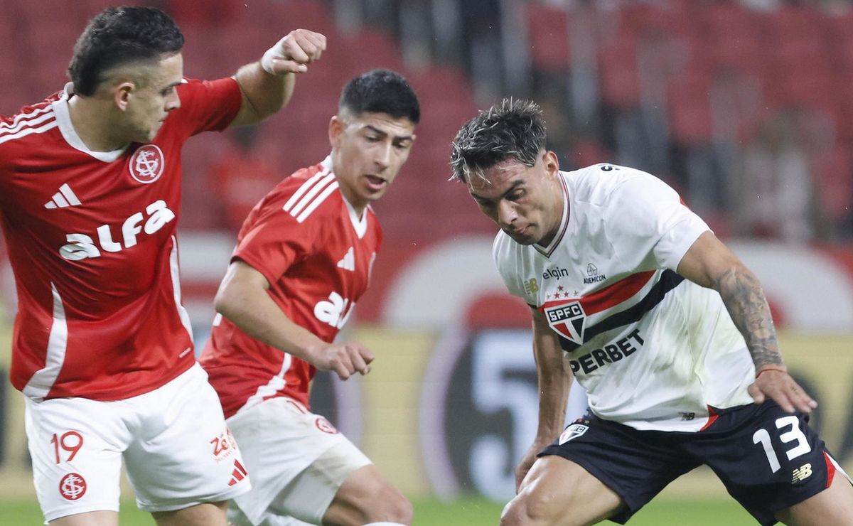 Inteligência artificial indica vitória do São Paulo por 2 a 1 sobre o Internacional pelo Brasileirão Betano