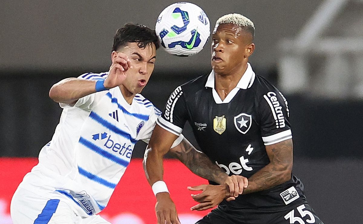 Inteligência artificial projeta derrota do Botafogo para o Cruzeiro no Mineirão pelo Brasileirão Betano