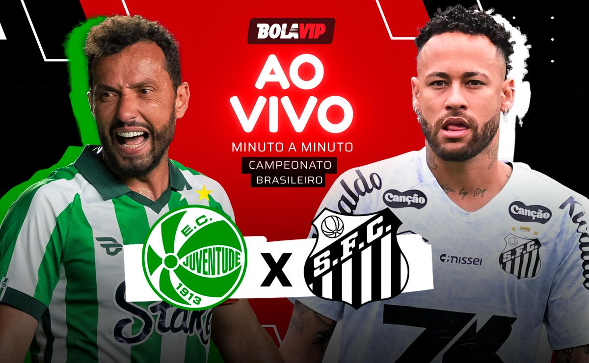 Juventude x Santos AO VIVO – 0 x 0 – Primeiro tempo em andamento pelo Brasileirão Betano