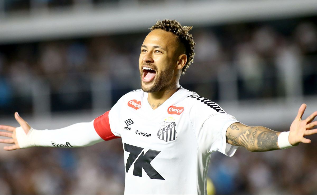 Neymar ‘rouba a cena’ em Juventude x Santos com hat-trick e câmeras flagram show