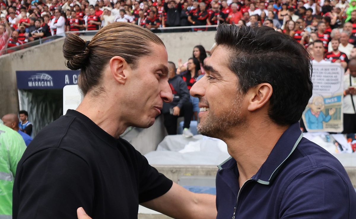 Filipe Luís manda a real ao vivo sobre Abel Ferreira após título do Brasileirão: “Já tiveram muitos”