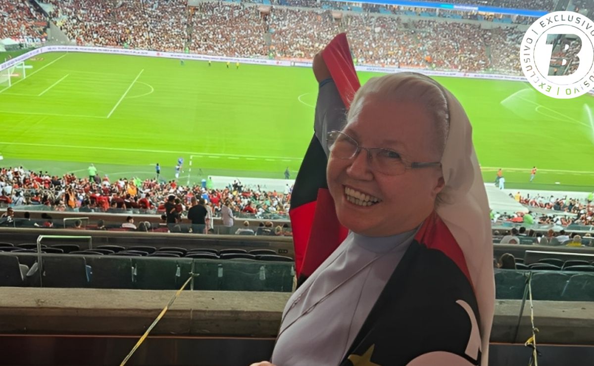 Freira flamenguista revela como se apaixonou pelo Flamengo e crê no título Intercontinental: “É raça e fé”