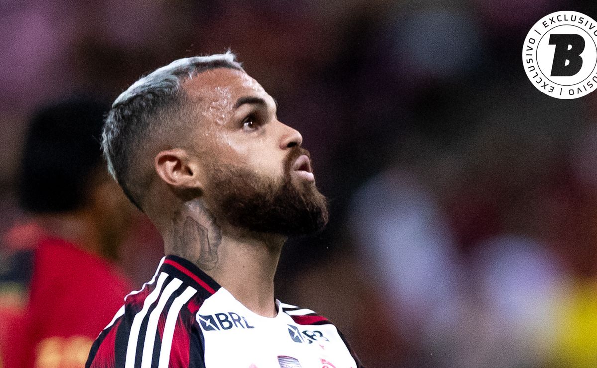 Flamengo diz sim para realizar troca no mercado e vai liberar Michael, fora dos planos de Filipe Luís