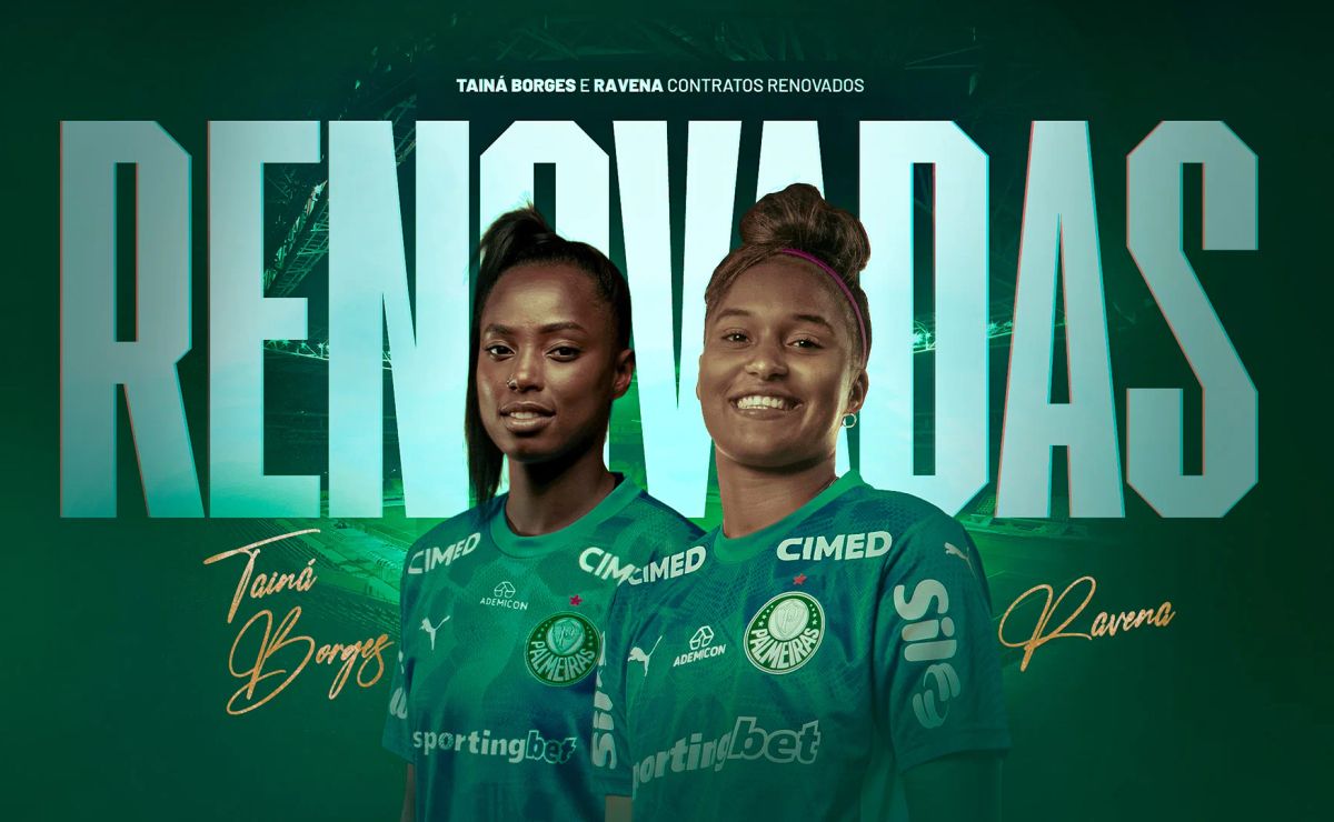 De olho em 2026, Palmeiras renova contrato das goleiras Ravena e Tainá Borges