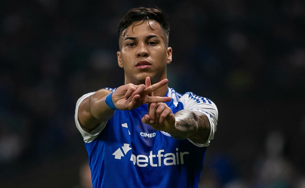 Alvo do Flamengo, Kaio Jorge faz postagem enigmática e agita torcedores rubro-negros e do Cruzeiro