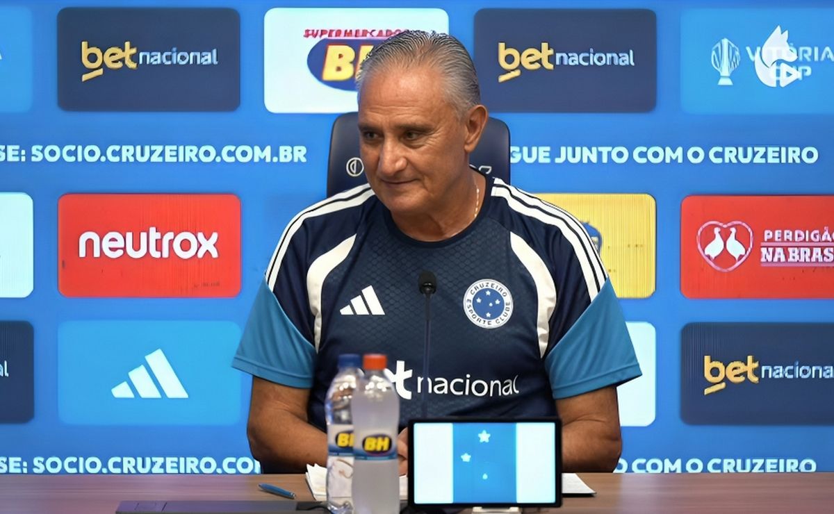 Tite é apresentado no Cruzeiro e recebe ‘cobrança’ de Pedrinho BH: “Missão é trazer três títulos”