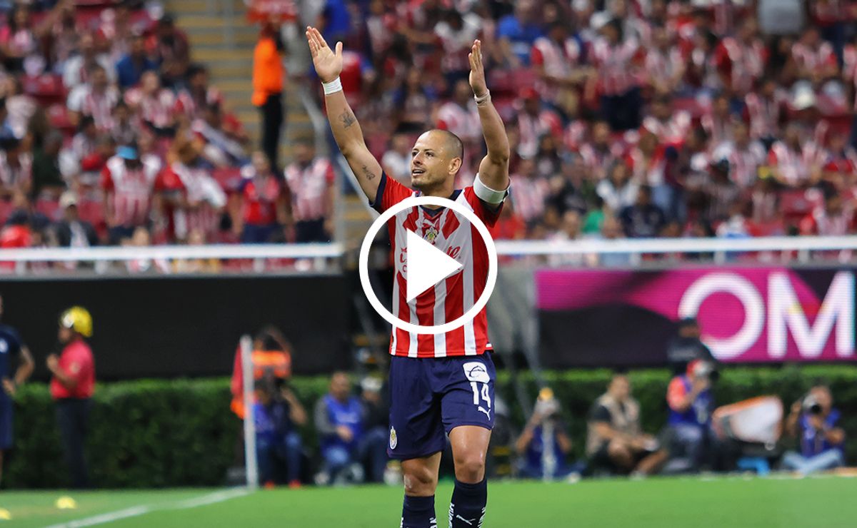 El Emocionante Festejo de Chicharito Hernández Por Su Primer Gol Con Chivas