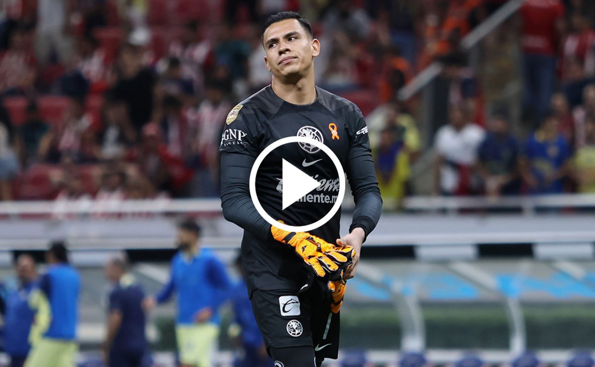 Portero del América riéndose de la afición de Chivas y su reacción inesperada