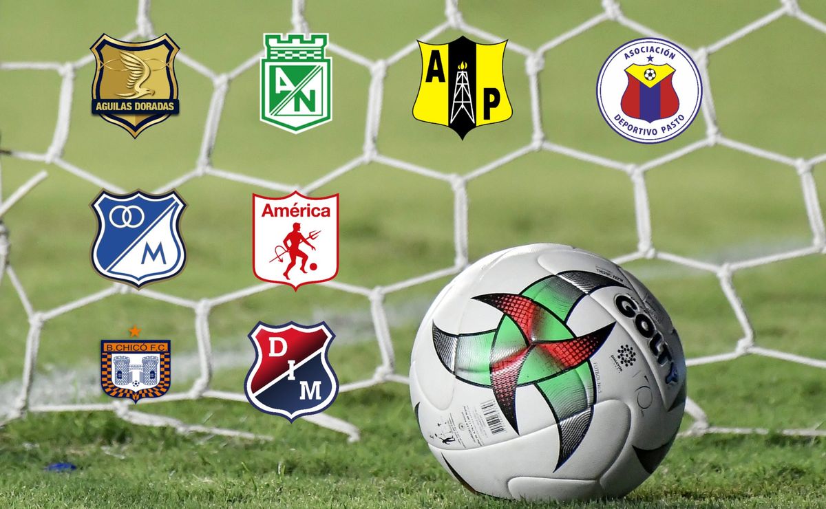 Tabla de posiciones de los cuadrangulares y próxima fecha en la Liga Colombiana Bolavip Colombia