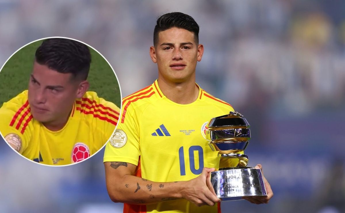 El llanto de James Rodríguez, tras perder la final de la Copa América -  Bolavip Colombia