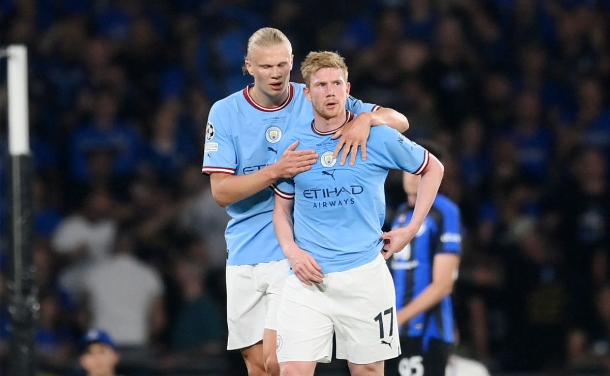 De Bruyne again goes off injured in Champions League final but Man City  finds a way without him - The San Diego Union-Tribune