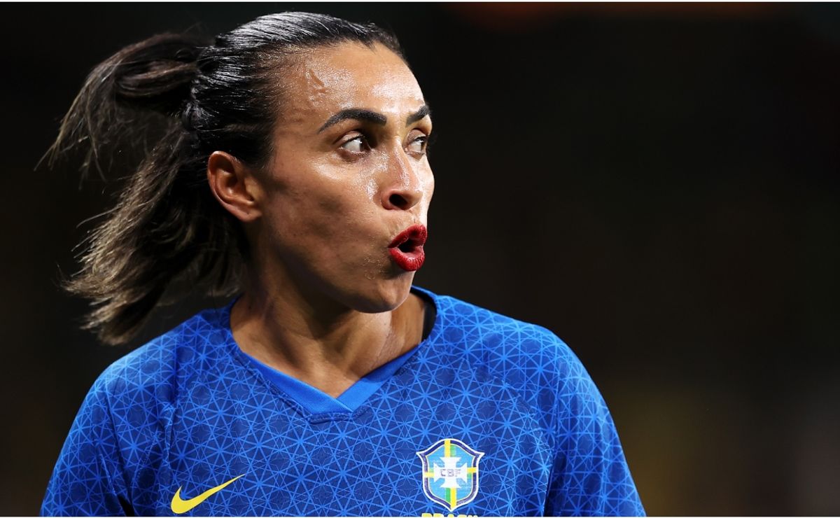 How many Women's World Cups has Marta participated in with Brazil ...