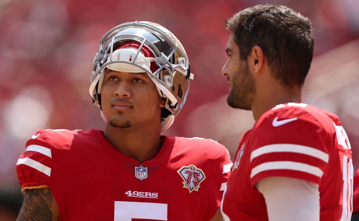 NFL News: Jimmy Garoppolo reacts to 49ers trading Trey Lance - Bolavip US