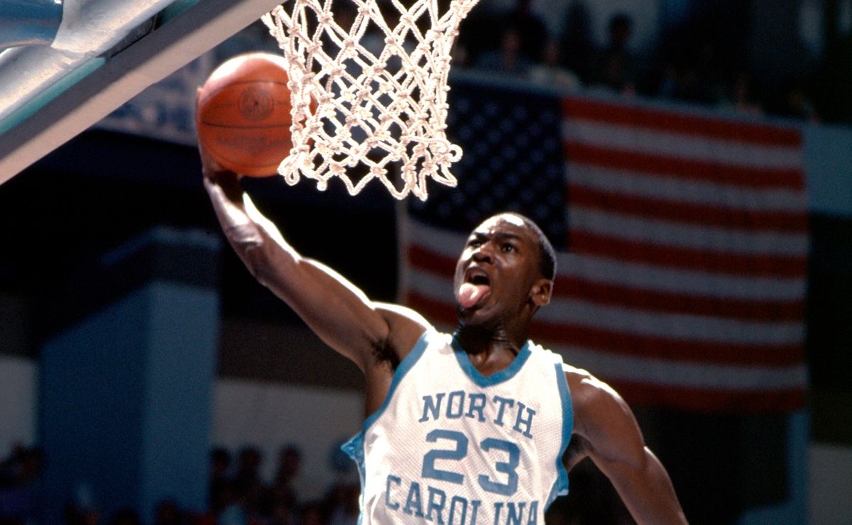 north carolina tar heels basketball michael jordan