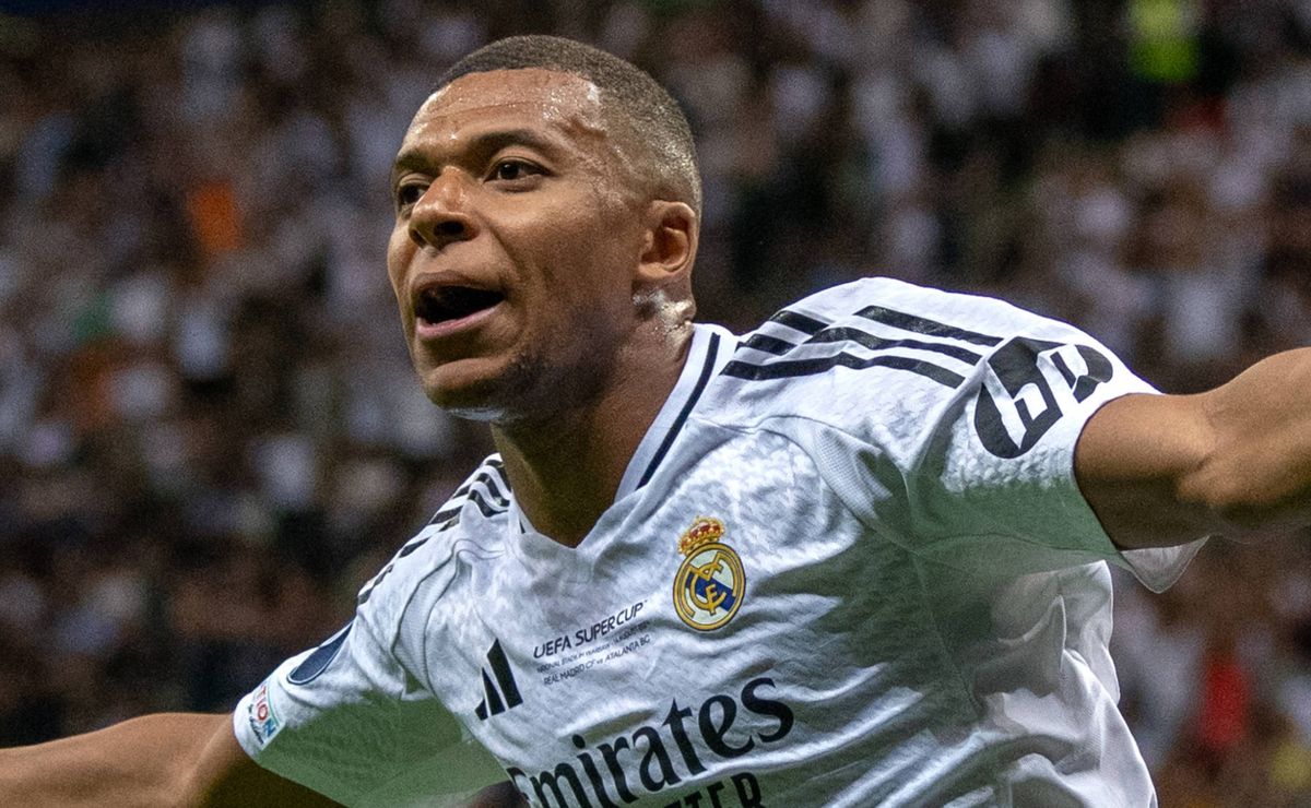 Video Kylian Mbappe scores nice goal in Real Madrid debut to win 2024