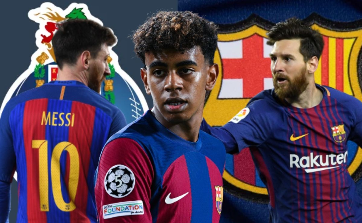 Lamine Yamal será Messi en Porto y va por el récord de la Champions