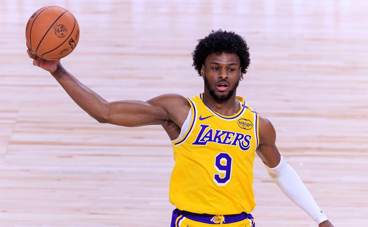 Bronny James debuted with the Los Angeles Lakers in the NBA preseason