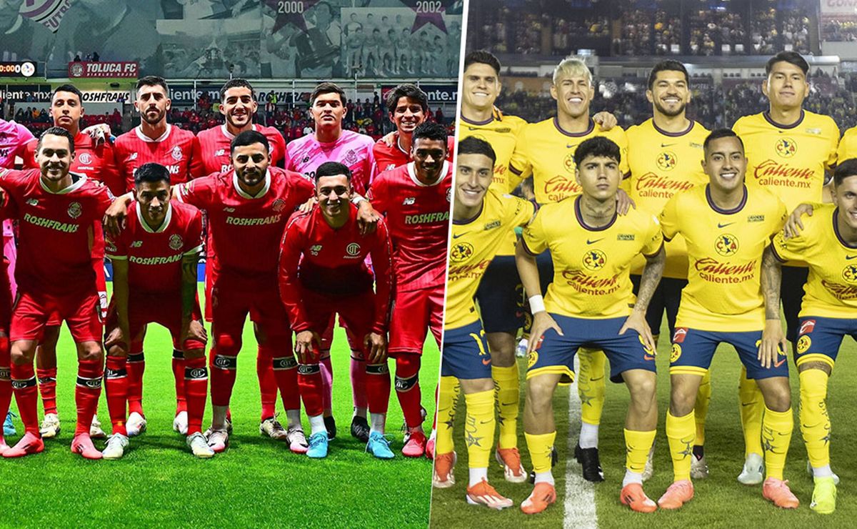 Toluca vs. América: las alineaciones del partido del Apertura 2024 ...