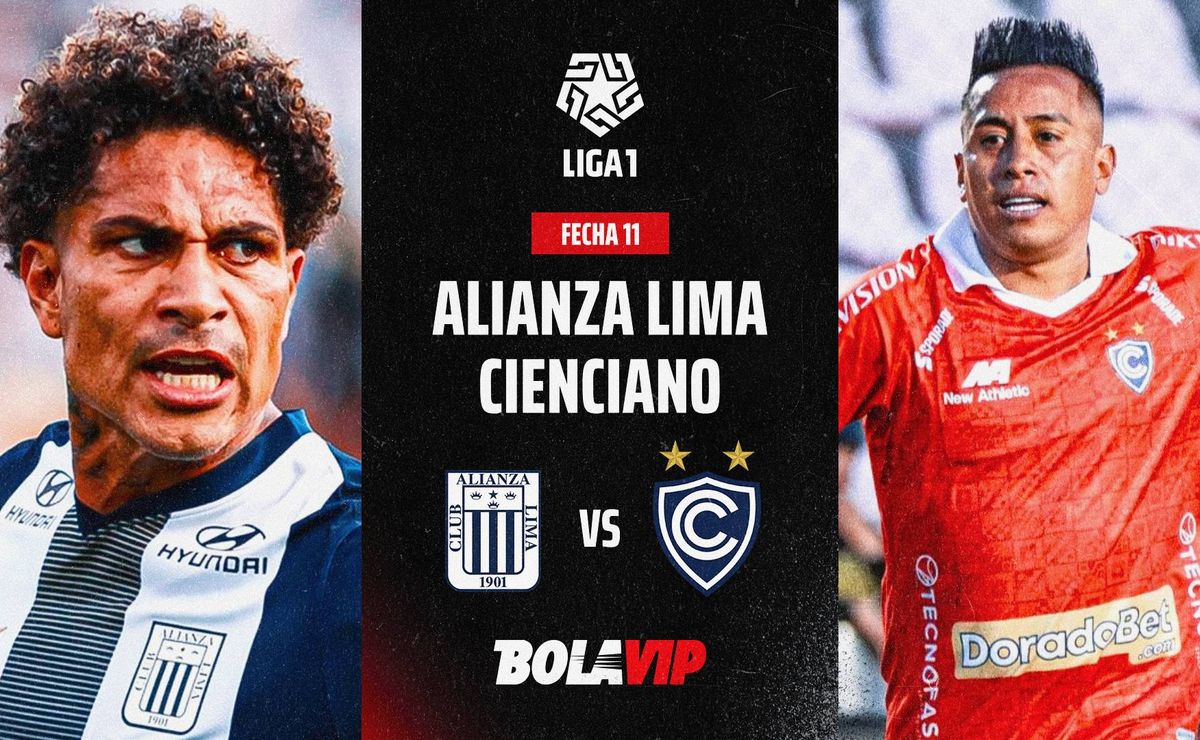Alianza Lima y Cienciano se enfrentan en la jornada 11 del Torneo Apertura 2025