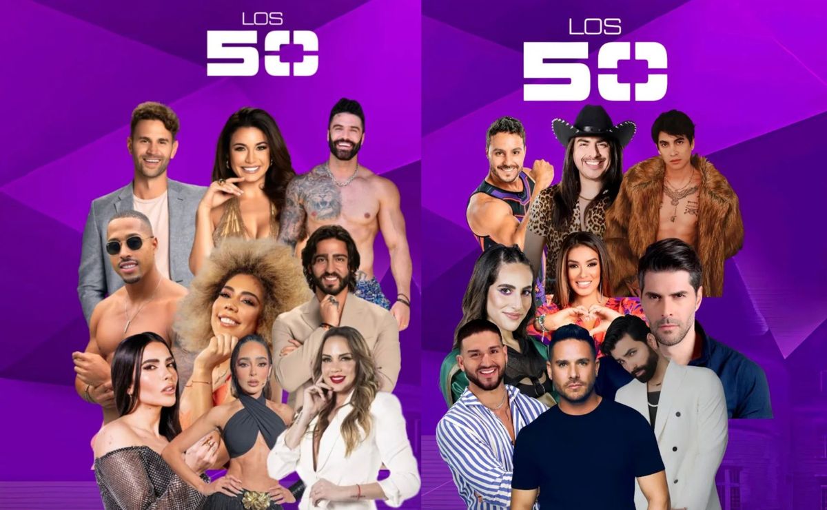 La lista de participantes de “Los 50″, el nuevo reality de Telemundo