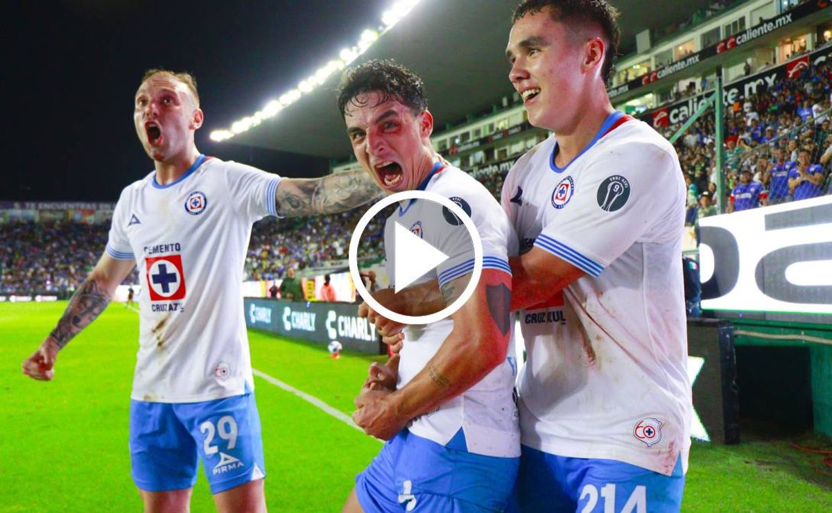 Cruz Azul 2-1 León: Videos, pictures and summary of the match