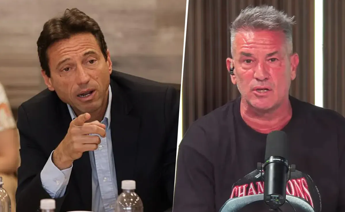 Diego Díaz y Marcelo Moretti se cruzaron en vivo en plena crisis de San