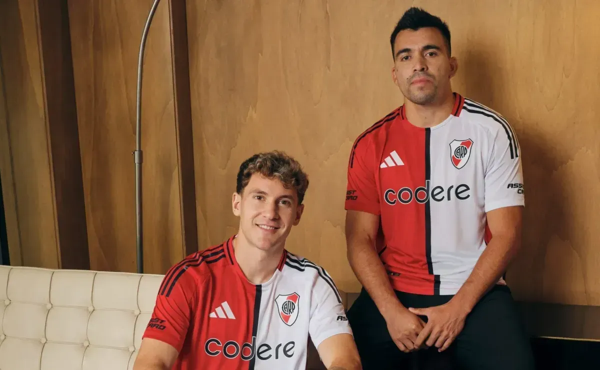La nueva camiseta de River Plate.