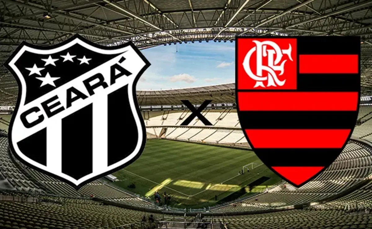 Transmissão, horário e escalações de Ceará x Flamengo pelo Brasileirão.