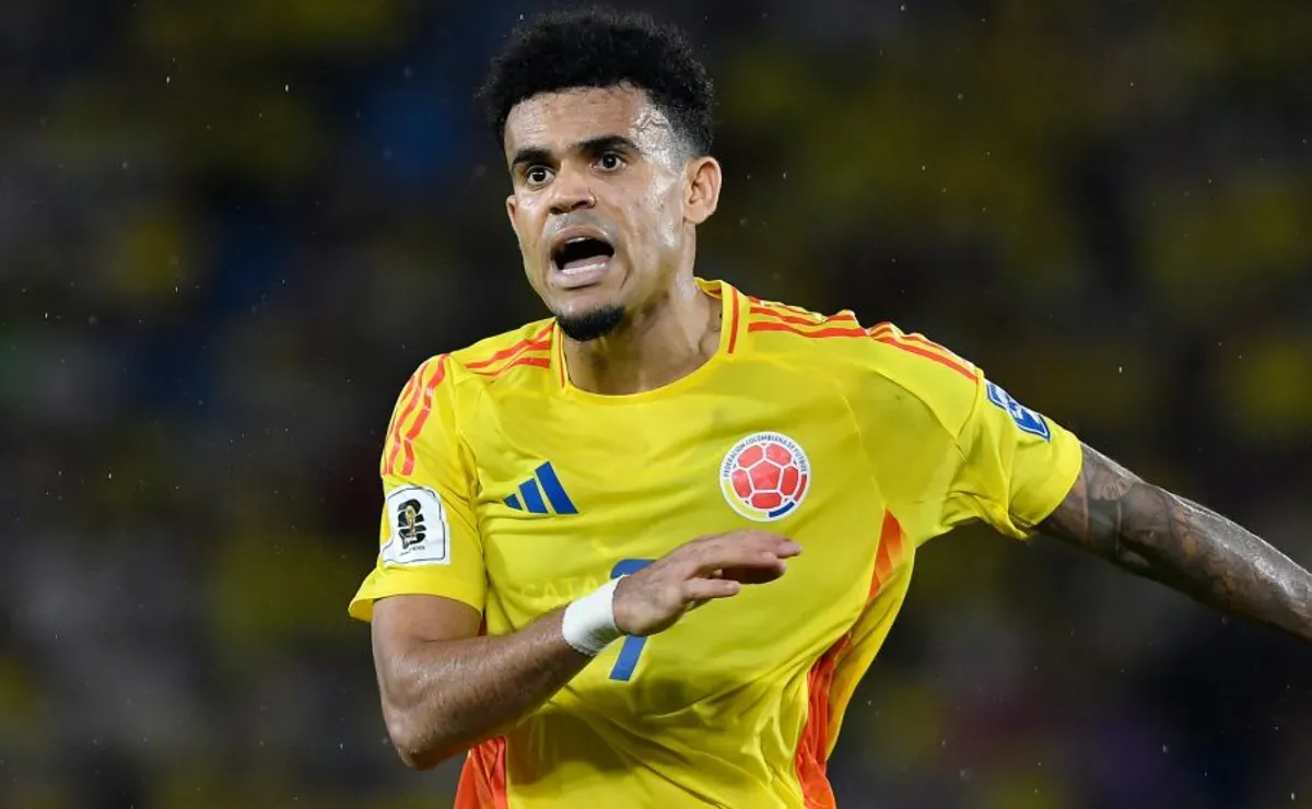 Why is Luis Diaz not playing for Colombia vs Peru today in 2026 World Cup qualifiers?